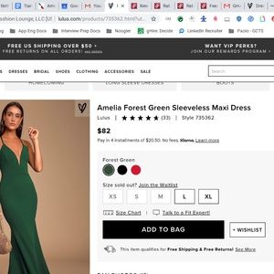 Amelia Forest Green Sleeveless Maxi Dress